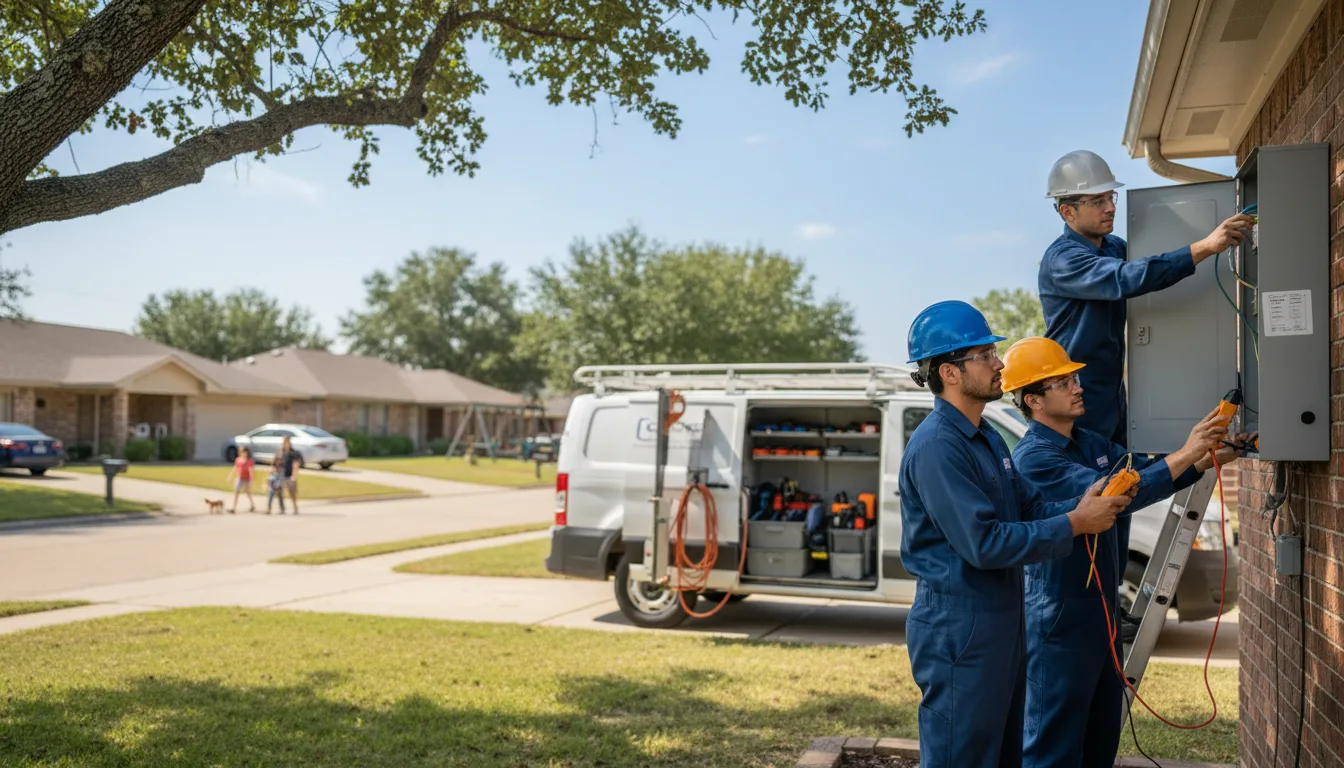 Certified electrician providing emergency electrical services in Earle, AR